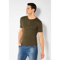 H.I.S T-Shirt mit aufwendiger Knopfleiste, perfekt als Unterziehshirt