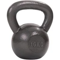 Sport-Thieme Kettlebell Kettlebell Hammerschlag, lackiert, Grau, Besonders handliche, rutschfeste Griffe