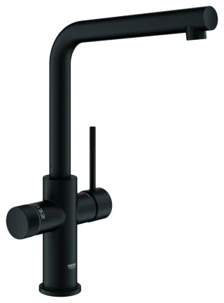 GROHE 5-in-1 Armatur GROHE Blue 104421, L-Ausl.f. Kühler Home/Pro phantom black, 104421KF01 104421KF01