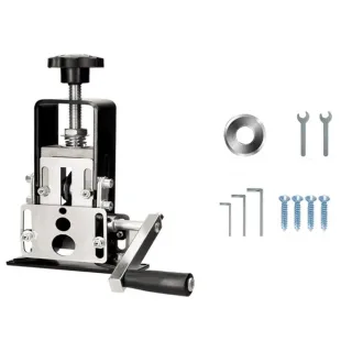 Manual Wire Stripping Tool Cable Stripping Machine Metal Construction 1-25mm Adjustable Blade Electric Drill Compatible