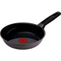 Tefal Bratpfanne Ceramic Control Grey, Aluminium (1-tlg), Keramikbeschichtung, Induktion, Thermo-Signal Temperaturanzeiger