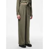 pieces Schlupfhose PCPIA HW WIDE PANTS WVN NOOS Sommerhose, mit Leinen