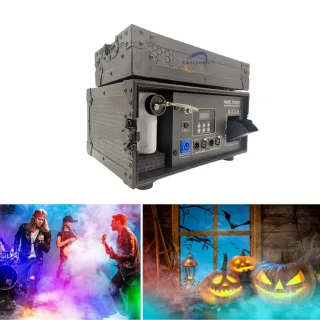 [EU Direct] YBEIYUAN 1500W Stage Fog Machine Stage Fogger Suitable For DJ Disco Party Wedding Concert Bar Christmas DMX
