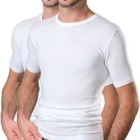 HERMKO Unterziehshirt 16800 (Pack, 2er) Baumwolle/Modal, kurzarm Shirt, angenehm weich, Basic