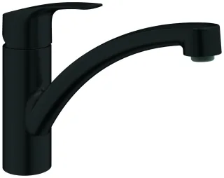 GROHE Küchenarmatur Eurosmart 33281_3 flacher Auslauf matt black, 332812433 332812433