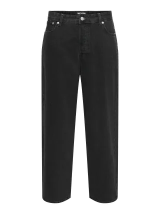 ONLY&SONS - ONSFADE LOOSE WB 6778 TAI DNM NOOS washed black - Gr. - 34/34