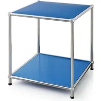 Floordirekt Standregal Concept Epure MK-012 Metallregal, B40 × T40 × H46 cm, diverse Farben, modular, Beistelltisch mit offenen Ablagen, verchromtes Metallgestell, zeitlos