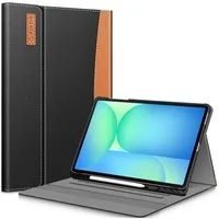 Fintie Tablet-Hülle für Samsung Galaxy Tab S10 FE+ Plus 13.1 Zoll 2025 Tablet, Folio Hülle, mit Multi-Winkel Betrachtung, S Pen Halter und Dokumentenfach