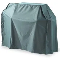 Lumaland Grillabdeckhaube Wasserdicht Oxford 600D PVC 152,4x63x125 cm, Schutz vor Regen Wind Staub Schmutz zu starker Sonneneinstrahlung