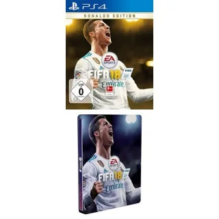 FIFA 18 - Ronaldo Steelbook Edition - [für PlayStation 4]