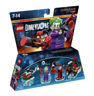 Lego Dimensions 71229 - Team Pack: Joker & Harley [The Joker´s Chopper & The Joker & Harley Quinn & Quinn-mobile]