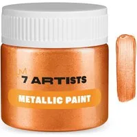 7 Artists Acrylfarbe 7 Artists Acrylfarbe Metallic 50 - 230 ml Gold, Silber