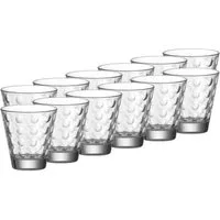 LEONARDO Glas Optic Trinkgläser 215 ml 12er Set, 12-tlg., Glas