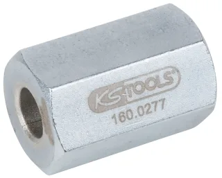 KS Tools Mutter, Außensechskant 19 mm, Innendurchmesser 6 mm - 160.0277