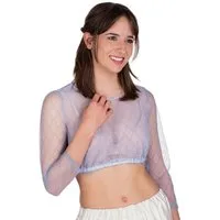 MarJo Dirndlbluse Dirndlbluse - INJA-DALIDA - altrosa, taubenblau