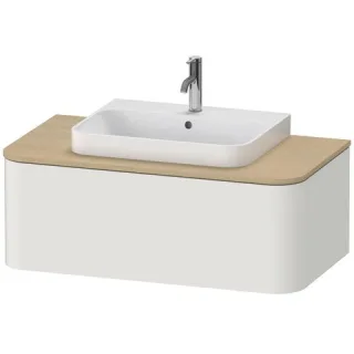 Duravit Happy D.2 Plus Konsolenwaschtischunterbau wandhängend Nordic Weiß Seidenmatt 1000x550x354 mm HP494103939