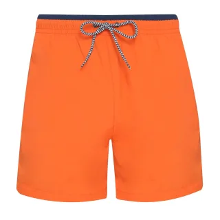 Asquith & Fox Herren-Badeshorts (Orange/Marine)