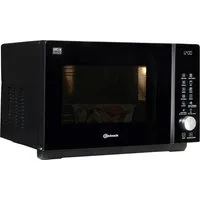 BAUKNECHT Mikrowelle MF 258 B, Grill, Mikrowelle, Heißluft, 25 l, Extra viel Platz, Grill, Heißluft und Crisp für knusprige Pizza