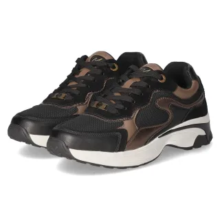 Mexx Low Sneaker PORTIA LOVE  Schwarz - Gr. 37 -  Textil