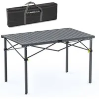HOMECALL Klapptisch Campingtisch Klappbar Balkontisch Gartentisch Tragbar Outdoor Tisch, Robust, stabil, für 4-6 Personen