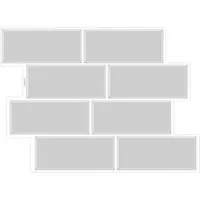 Minicloss Küchenrückwand selbstklebend Spritzschutz Küche 3d Wandpaneele 29.36 x 21.3cm, (10-tlg), Fliesenaufkleber