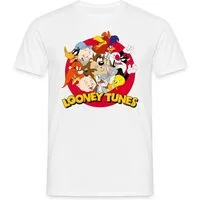 Spreadshirt T-Shirt Looney Tunes Bugs Bunny Logo Gruppenbild Männer T-Shirt (1-tlg)