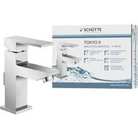 Schütte Waschtischarmatur TOKYO II (1-St) geräuscharme Kartusche, Marken-Mischdüse, inkl. Zugstange