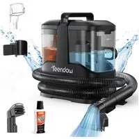 Teendow Wasch-Sauger C3 3-in-1 Waschsauger, Leistungsstarkes Polsterreiniger Gerät, 450 W, Beutellos, Doppeltanksystem, Tierhaarentfernung,Waschbarer Filter