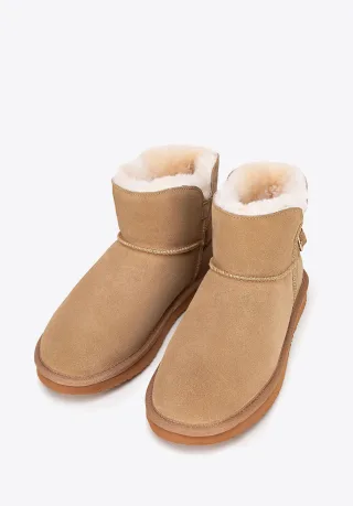 Wittchen Damen-Ankle-Boots aus Wildleder mit Schnalle