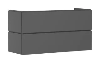 Hansgrohe Waschtischunterschrank Xilesa E 1180x470mm 2 SK Waschtisch Schiefergrau matt, 54264760 54264760