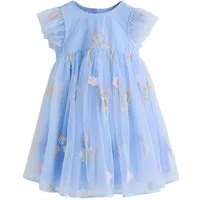 Next Meshkleid Besticktes Kleid aus Netzstoff (1-tlg)
