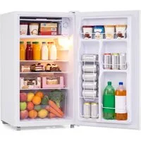 COSTWAY Kühlschrank FP11237DE/BC-98, 77.5 cm hoch, 44.5 cm breit, 98L, < 39dB