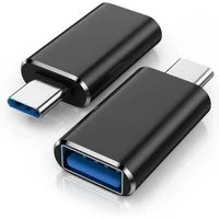 CSL Stecker USB-C auf USB-A Buchse für Handy, Laptop & Tablet, Konverter USB-Adapter USB Typ C zu USB Typ A, 10 Gbit/s, USB 3.2 Gen 2, OTG, Aluminium, Plug & Play