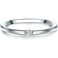 Trilani Diamantring silber, mit Diamant