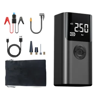 2 In 1 Portable Multi-functional 150psi Car Jump Starter Air Compressor 1000A Power Bank withEmergency LED Lighting Ti