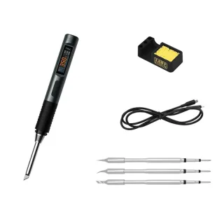 ALIENTEK T90 140W Adjustable Temperature Soldering Iron Type-C Fast Charging 80-450°C High Precision Portable Soldering