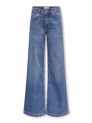 KIDS ONLY - KOGCALIFORNIA MW WIDE FLARED REA NOOS Dark Medium Blue Denim - Gr. - 158