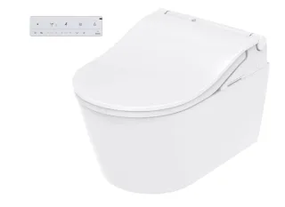 TOTO WASHLET® RW Dusch-WC weiss, mit weisser Fernbedienung weiss, EWATER+, TCF801EAG#NW1 TCF801EAG#NW1