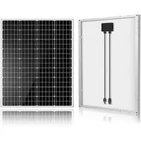GLIESE Balkonkraftwerk 100W Solarpanel für Balkon Dach Wohnmobil Camper, 100 W, Monokristallin, (packung, 1-St., Solarmadul), Erweiterbar durch Serien- und Parallelschaltung