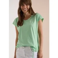 CECIL V-Shirt mit Cut-Out Detail