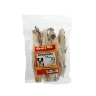 Miracle Dog Kaninchenohren mit Fell 20 x 100g