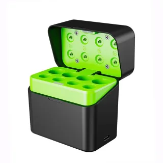 GONODY GD-LCD8100 1.5V AA/AAA Rechargeable Lithium-ion Battery with Smart LCD Display Type-C Rechargeable Battery Charge