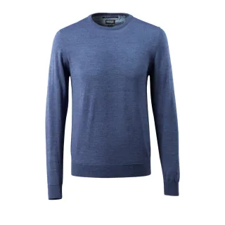 MASCOT Herren Strickpullover FRONTLINE Blau-meliert XL - 50636-989-41-XL