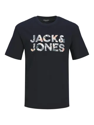 JACK&JONES - JJEBRYAN CORP LOGO TEE SS O-NECK SN MNI Sky Captain - Gr. - 116