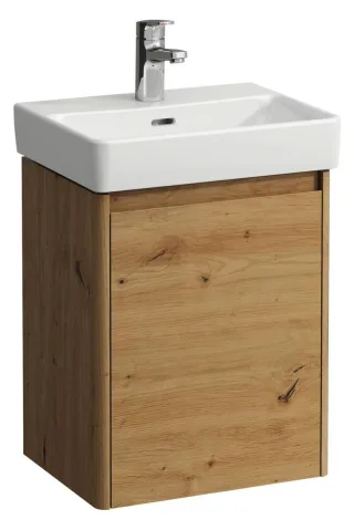 LAUFEN Waschtischunterschrank BASE 2.0 320x422x515 1 Tür links m. Griffmulde f.WT H815961 wildeiche, H4112211082671