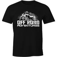 MoonWorks Print-Shirt Herren T-Shirt Off-Road Geländewagen Adventures mit Print