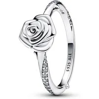 Pandora Silberring DamenBlühende Rose Silber