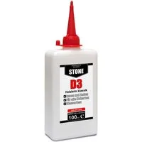 STONE Klebstoff D3 - Holzleim Klassik - PVAc Dispersionsleim Holz Kleber, 100 ml D3 Holzleim – für Möbelbau, Reparaturen & Holzverklebungen
