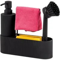 eluno Seifenspender Spülbecken Organizer ca. 22 x 21 x 6,5 cm (B/H/T), (1-tlg)