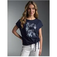 Trigema T-Shirt TRIGEMA T Shirt mit Maritimem Motiv (1-tlg)